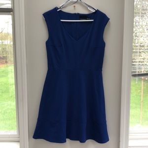 Blue Cynthia Rowley V-Neck Dress, Size 10, Great condition